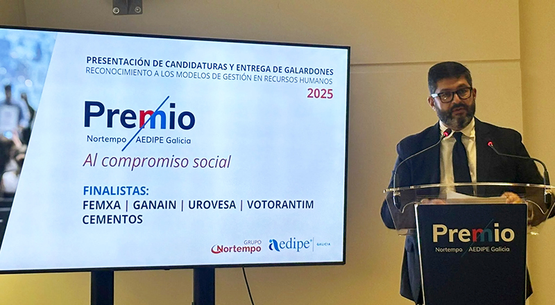 Femxa, finalista en la categoría 'Compromiso Social' de los I Premios Nortempo – AEDIPE Galicia
