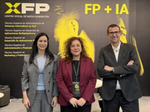 Lanzamiento xfp en la feria Aula durante la semana de la educación de Ifema