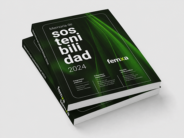 Portada de la Memoria de Sostenibilidad Femxa 2024