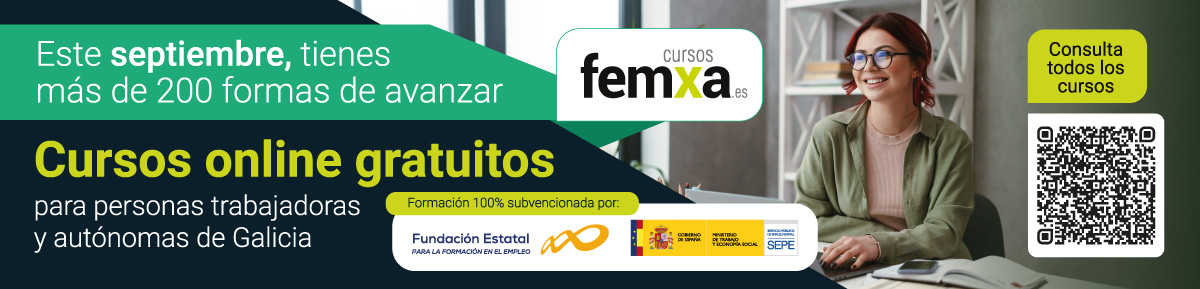 Cursos online gratuitos para personas trabajadoras y autónomas de Galicia