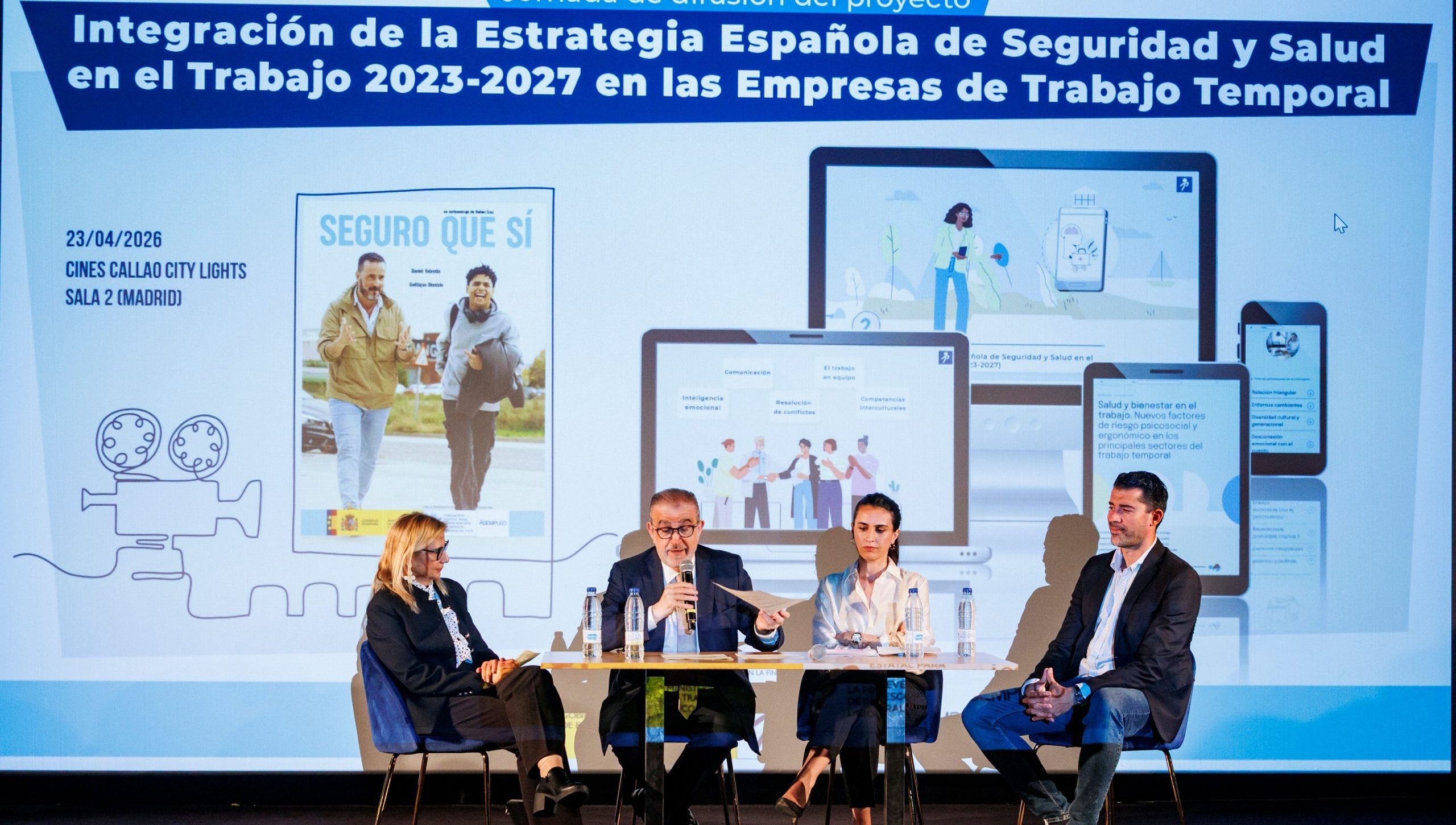 Femxa colabora en un proyecto que combina formación y cine para contribuir a la reducción de la siniestralidad laboral
